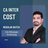 CA Inter Cost | Regular Batch By CA Ritoban Praharaj | For Jan 26 & May 26/Sep 26 Exams